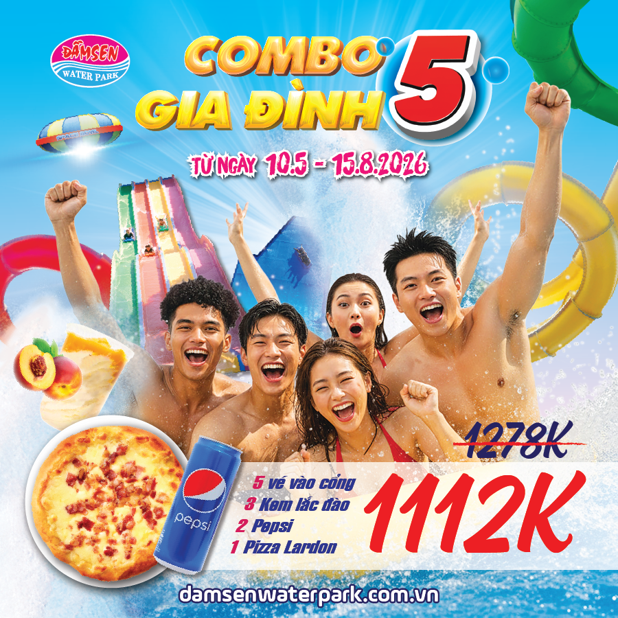 Trang chủ 16 Ưu đãi combo nhóm 10 người tại Đầm Sen Nước hè 2026.